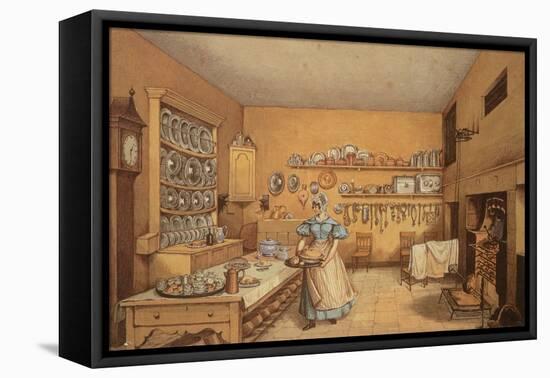 Kitchen at Langton Hall-Mary Ellen Best-Framed Premier Image Canvas