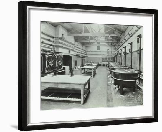 Kitchen at the Fulham Hostel, London, 1947-null-Framed Photographic Print