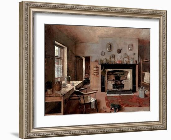 Kitchen at the Old King Street Bakery, 1884-Frederick McCubbin-Framed Giclee Print