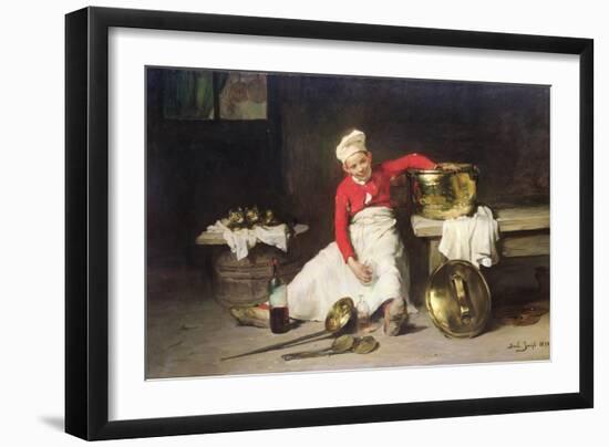 Kitchen-Boy, 1893-Joseph Bail-Framed Giclee Print