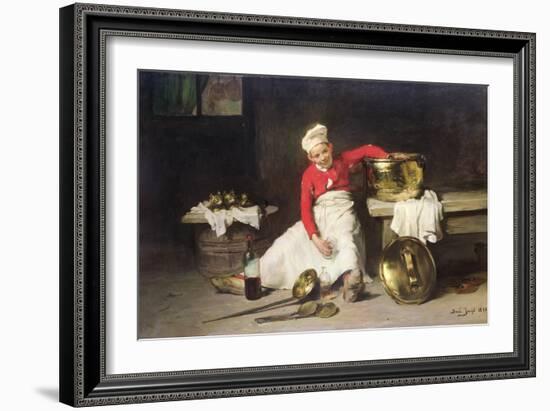 Kitchen-Boy, 1893-Joseph Bail-Framed Giclee Print