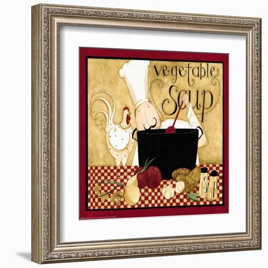 Kitchen Favorites: Vegetable Soup-Dan Dipaolo-Framed Art Print