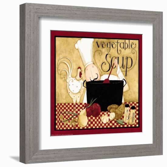 Kitchen Favorites: Vegetable Soup-Dan Dipaolo-Framed Art Print