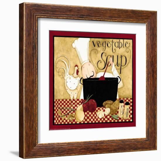 Kitchen Favorites: Vegetable Soup-Dan Dipaolo-Framed Art Print