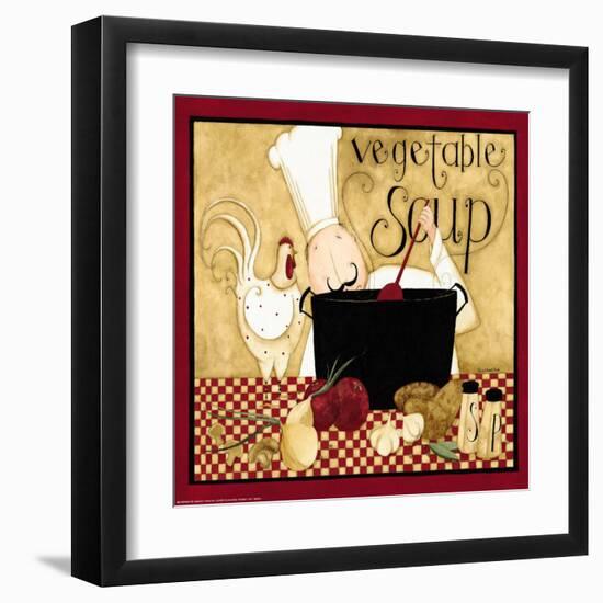 Kitchen Favorites: Vegetable Soup-Dan Dipaolo-Framed Art Print