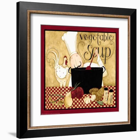 Kitchen Favorites: Vegetable Soup-Dan Dipaolo-Framed Art Print