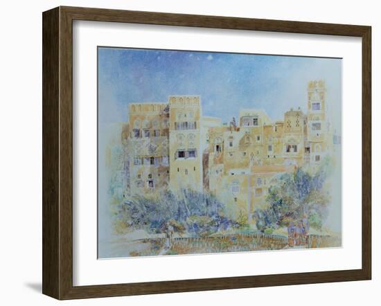 Kitchen Garden, Sana'A, North Yemen, 1975-James Reeve-Framed Giclee Print