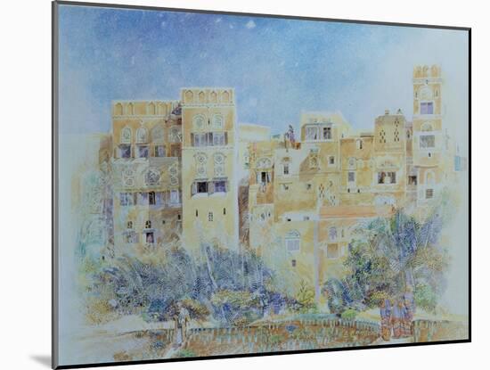 Kitchen Garden, Sana'A, North Yemen, 1975-James Reeve-Mounted Giclee Print