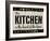 Kitchen Heart-ALI Chris-Framed Giclee Print