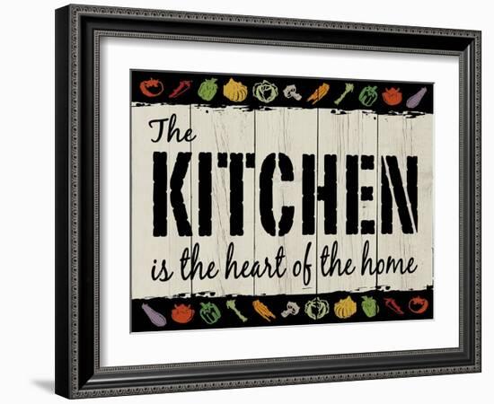 Kitchen Heart-ALI Chris-Framed Giclee Print