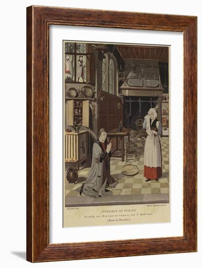 Kitchen Interior-Jan Mostaert-Framed Giclee Print