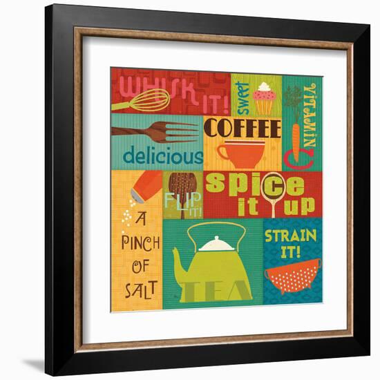 Kitchen It! I-Jess Aiken-Framed Art Print