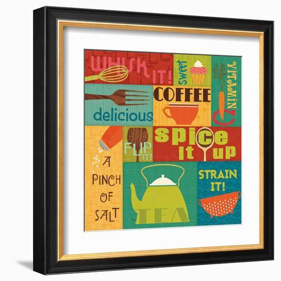 Kitchen It! I-Jess Aiken-Framed Art Print