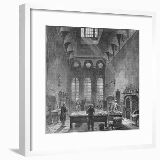 Kitchen of St James's Palace, Westminster, London, in the time of King George III, c1870 (1878)-Unknown-Framed Giclee Print