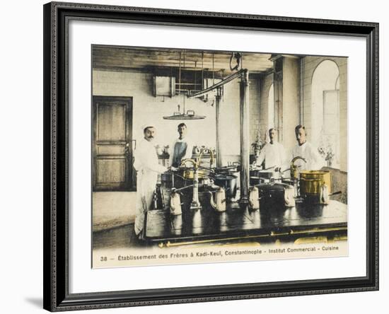 Kitchen of the Commercial Religious Institute, Istanbul-null-Framed Photographic Print