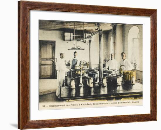 Kitchen of the Commercial Religious Institute, Istanbul-null-Framed Photographic Print