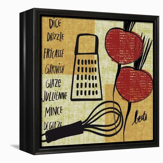 Kitchen Play II-Cheryl Warrick-Framed Stretched Canvas