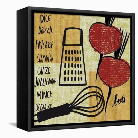 Kitchen Play II-Cheryl Warrick-Framed Stretched Canvas