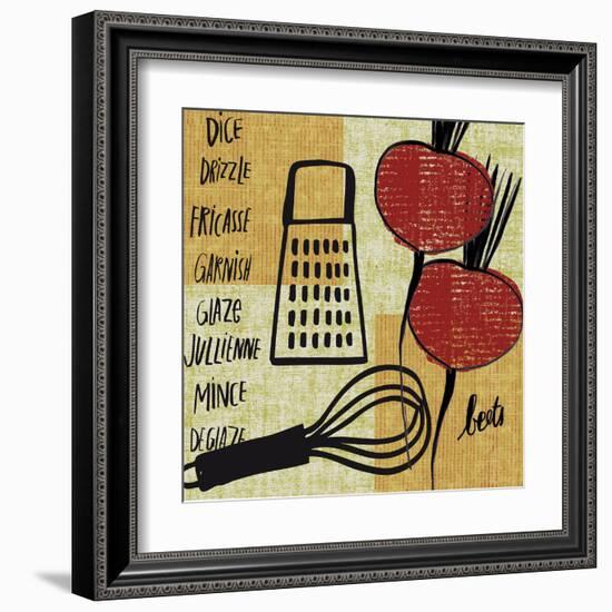 Kitchen Play II-Cheryl Warrick-Framed Art Print