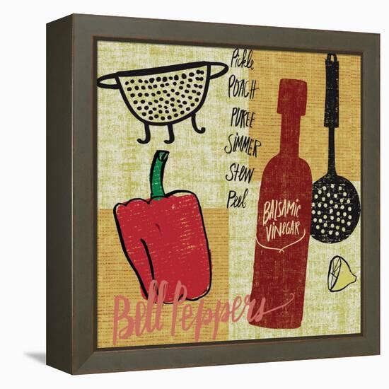 Kitchen Play III-Cheryl Warrick-Framed Stretched Canvas