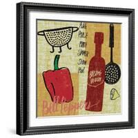Kitchen Play III-Cheryl Warrick-Framed Art Print