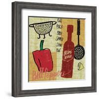 Kitchen Play III-Cheryl Warrick-Framed Art Print