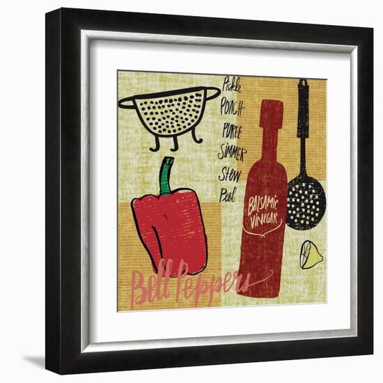 Kitchen Play III-Cheryl Warrick-Framed Art Print