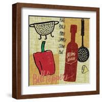 Kitchen Play III-Cheryl Warrick-Framed Art Print