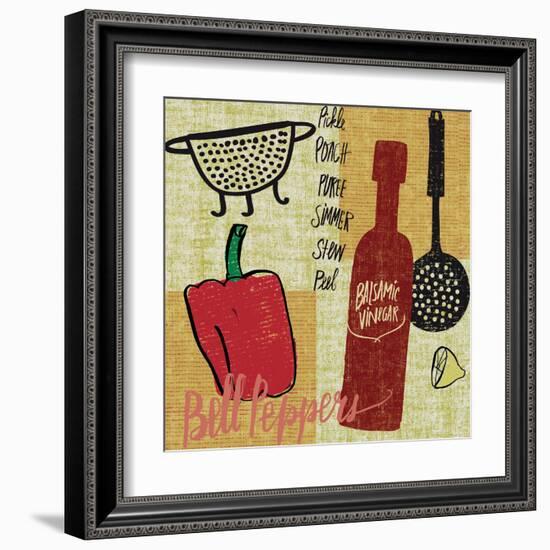 Kitchen Play III-Cheryl Warrick-Framed Art Print