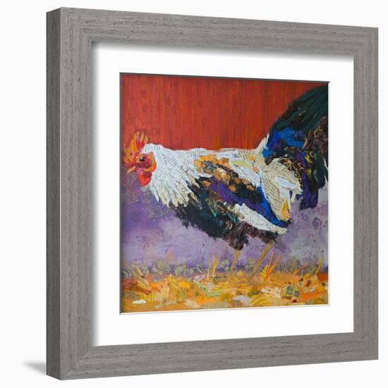 Kitchen Rooster-null-Framed Art Print