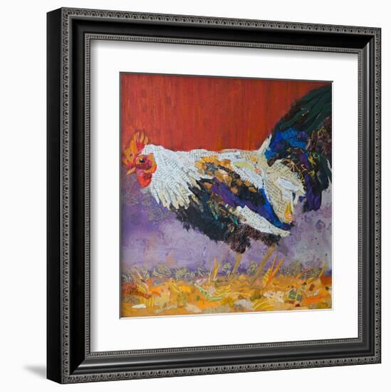 Kitchen Rooster-null-Framed Art Print