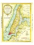 Map of New York City 1869-Kitchen - Shannon-Framed Art Print