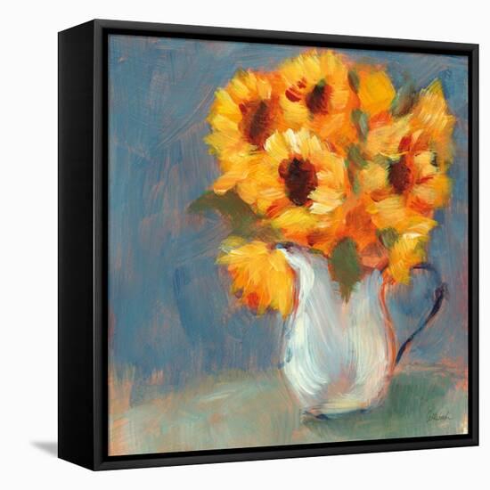 Kitchen Sunflowers-Sue Schlabach-Framed Stretched Canvas