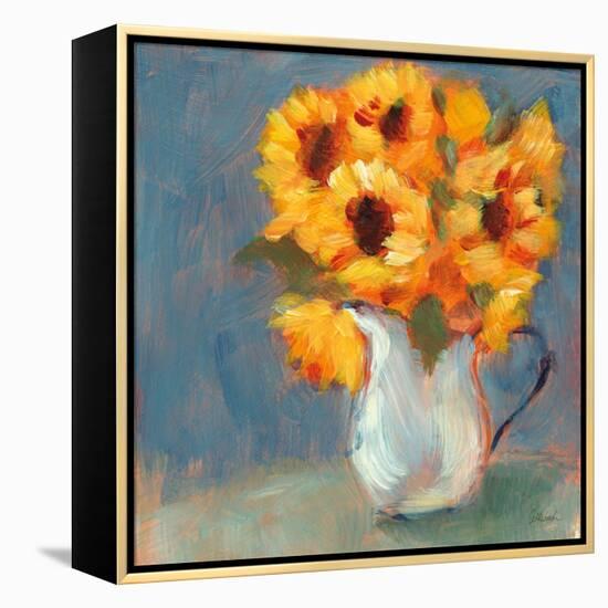 Kitchen Sunflowers-Sue Schlabach-Framed Stretched Canvas