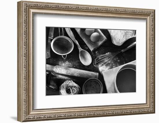 Kitchen Table in a Rustic Style-gutaper-Framed Photographic Print