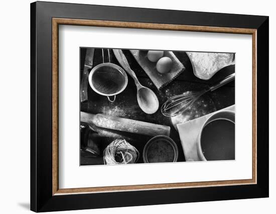 Kitchen Table in a Rustic Style-gutaper-Framed Photographic Print