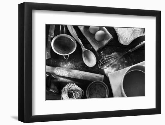 Kitchen Table in a Rustic Style-gutaper-Framed Photographic Print