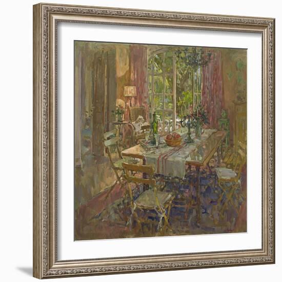 Kitchen Table, Provence-Susan Ryder-Framed Giclee Print