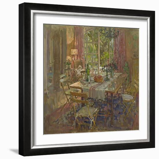 Kitchen Table, Provence-Susan Ryder-Framed Giclee Print