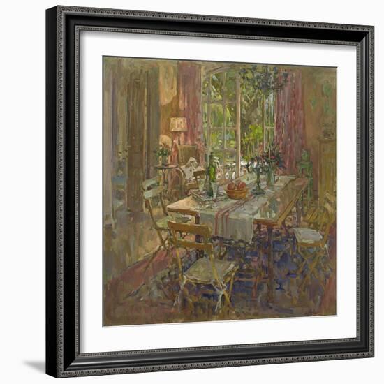 Kitchen Table, Provence-Susan Ryder-Framed Giclee Print