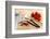 Kitchen Table with Salad Servers, Tomatoes, Chilli-Fact-Framed Photographic Print