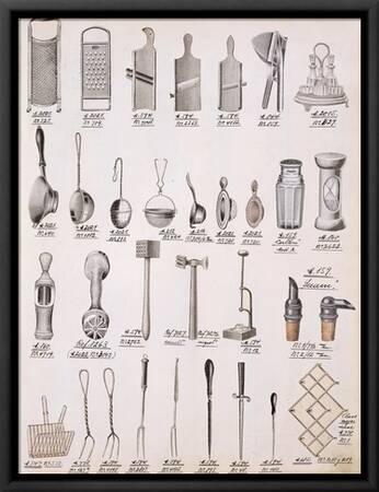 Kitchen Utensils, from a Trade Catalogue of Domestic Goods and