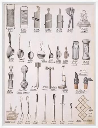 Kitchen Utensils, from a Trade Catalogue of Domestic Goods and