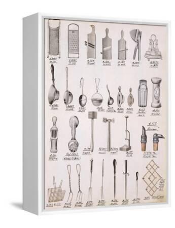 Kitchen Utensils, from a Trade Catalogue of Domestic Goods and