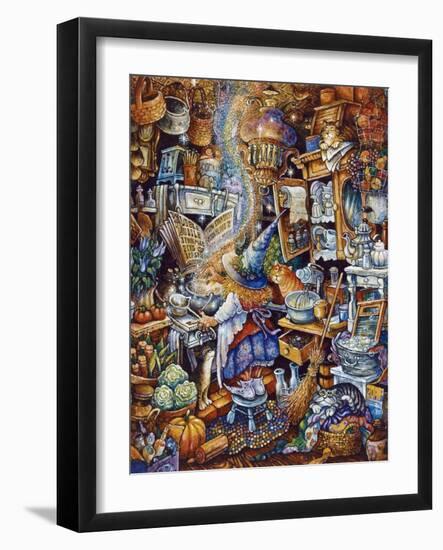 Kitchen Witch 2-Bill Bell-Framed Giclee Print