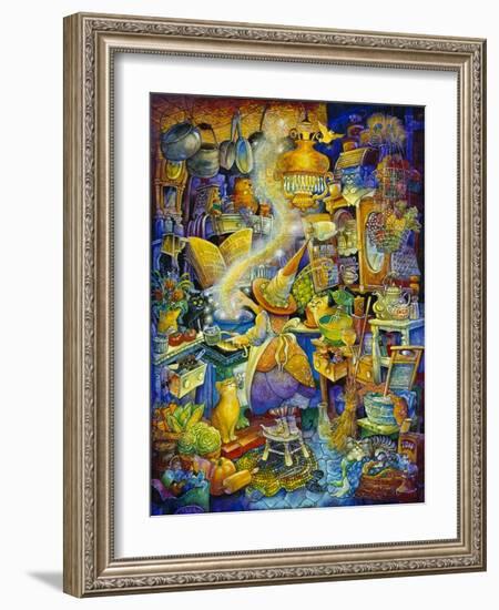 Kitchen Witch-Bill Bell-Framed Giclee Print