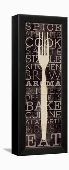 Kitchen Words I-Pela Design-Framed Stretched Canvas