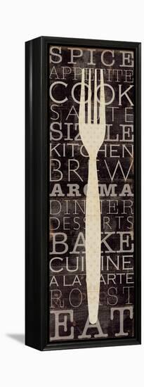 Kitchen Words I-Pela Design-Framed Stretched Canvas