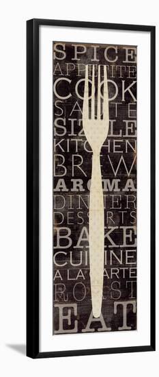 Kitchen Words I-Pela Design-Framed Art Print