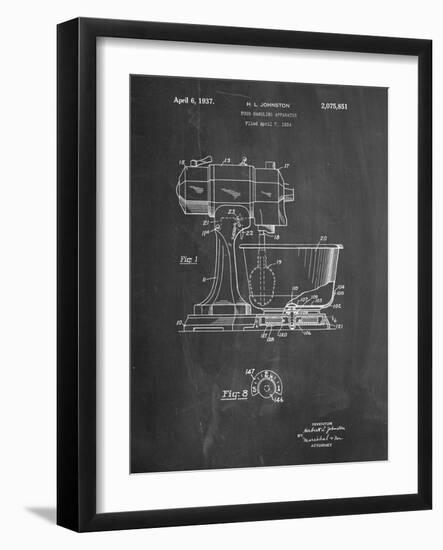 Kitchenaid Kitchen Mixer Patent-Cole Borders-Framed Art Print